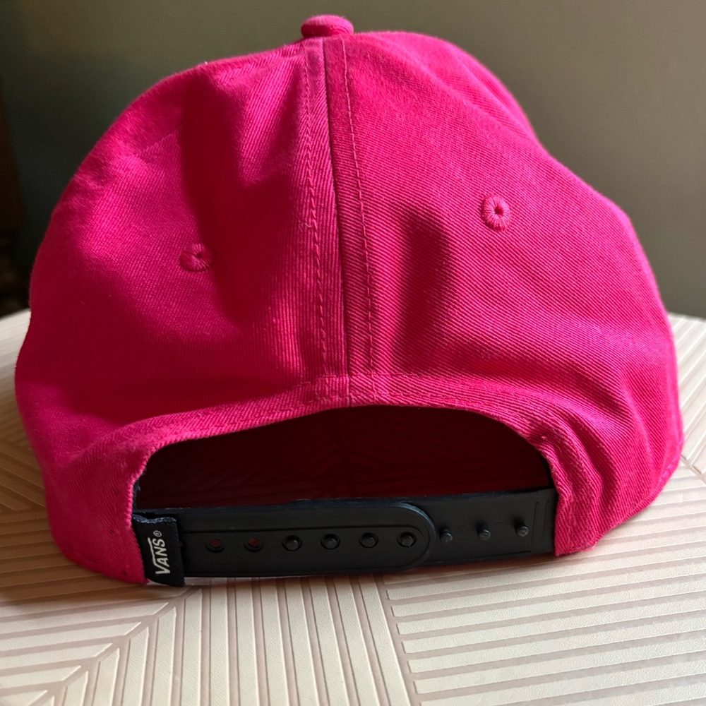 Vans Bragg Jazzy Pink Snapback Hat in Hot Pink NWOT Floral Graphic 🌸🌹🌺🌷🪷🌼 - Picture 13 of 13
